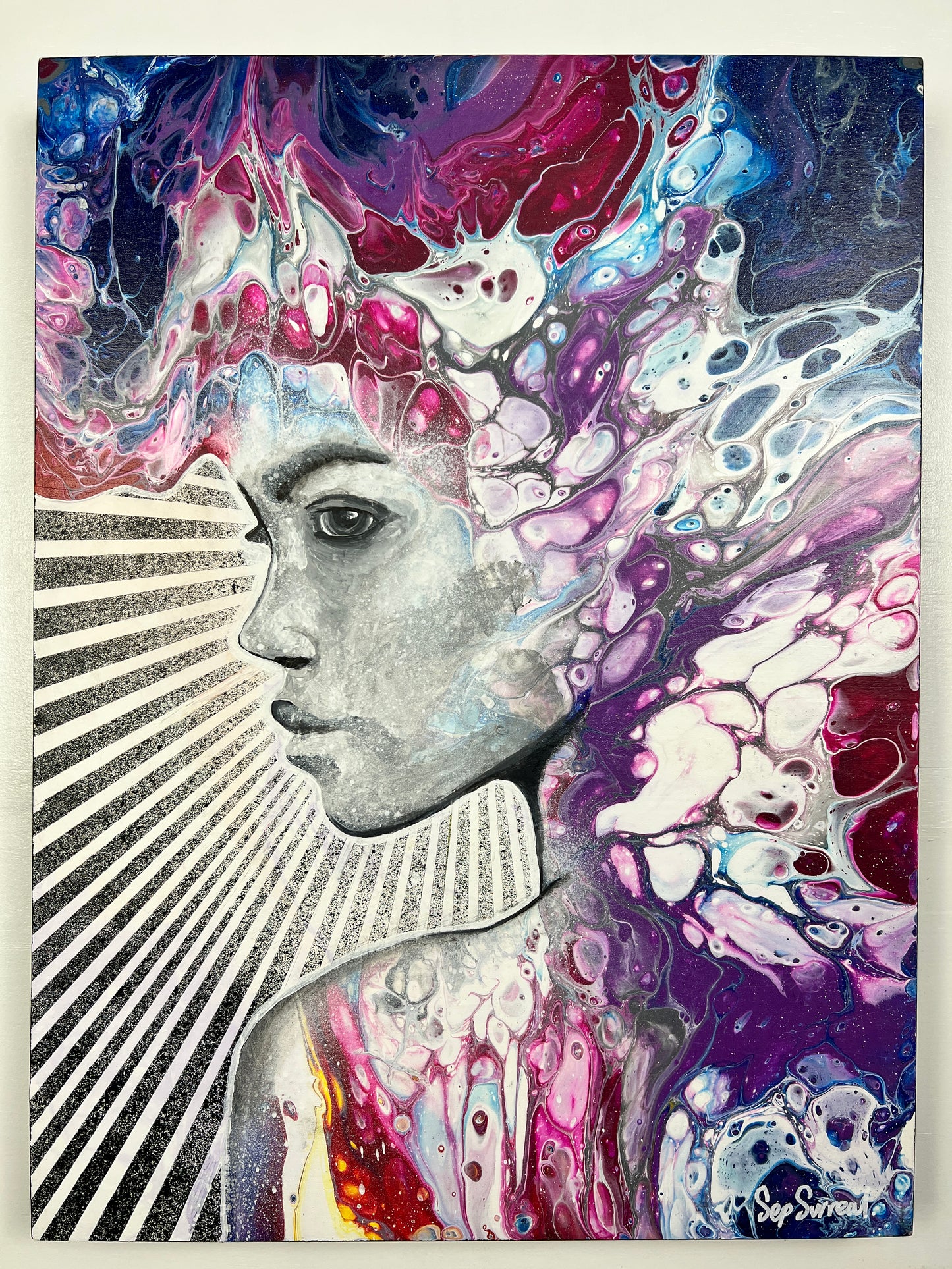 Cosmic Reflection - Original Art Piece