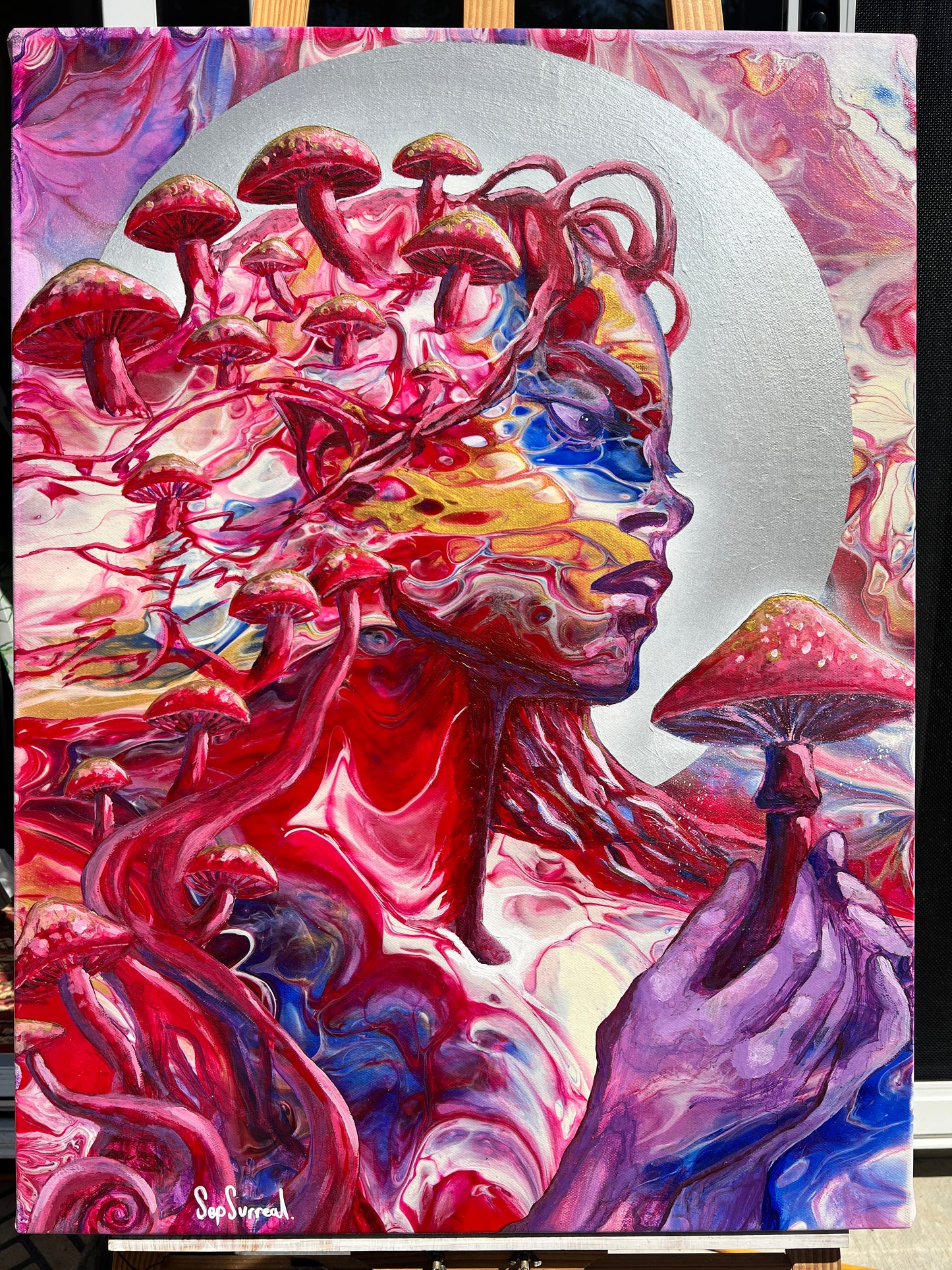 Divine Reflection - Original Art Piece