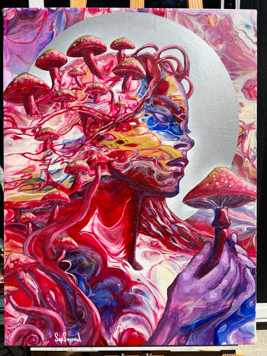 Divine Reflection - Original Art Piece