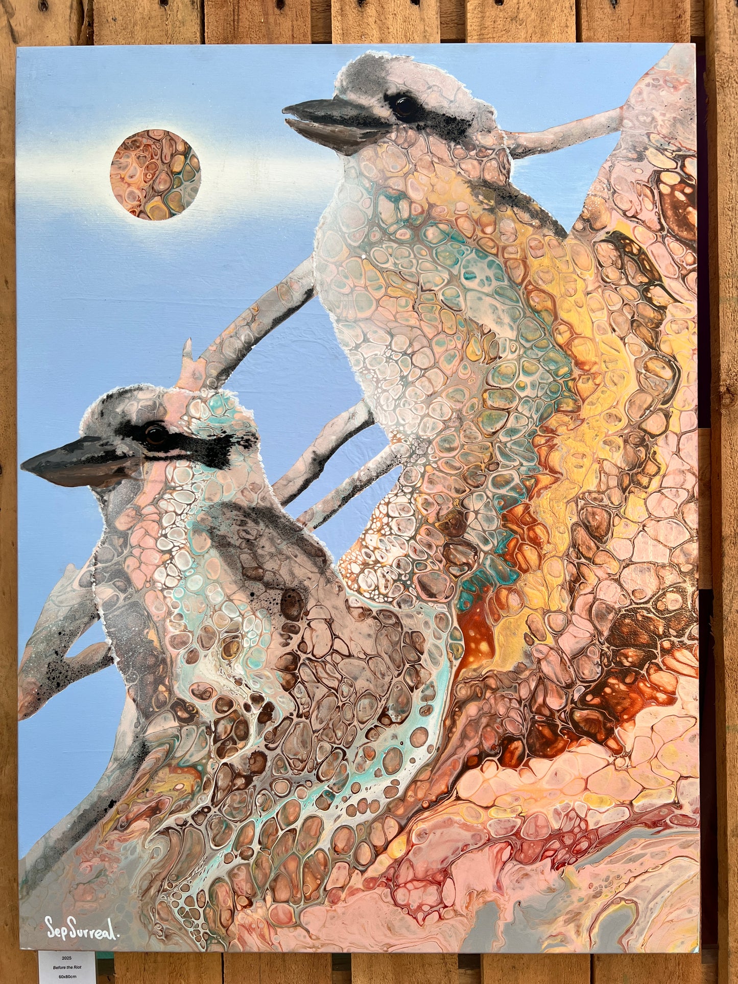 Before The Riot 2 - Original Art Piece