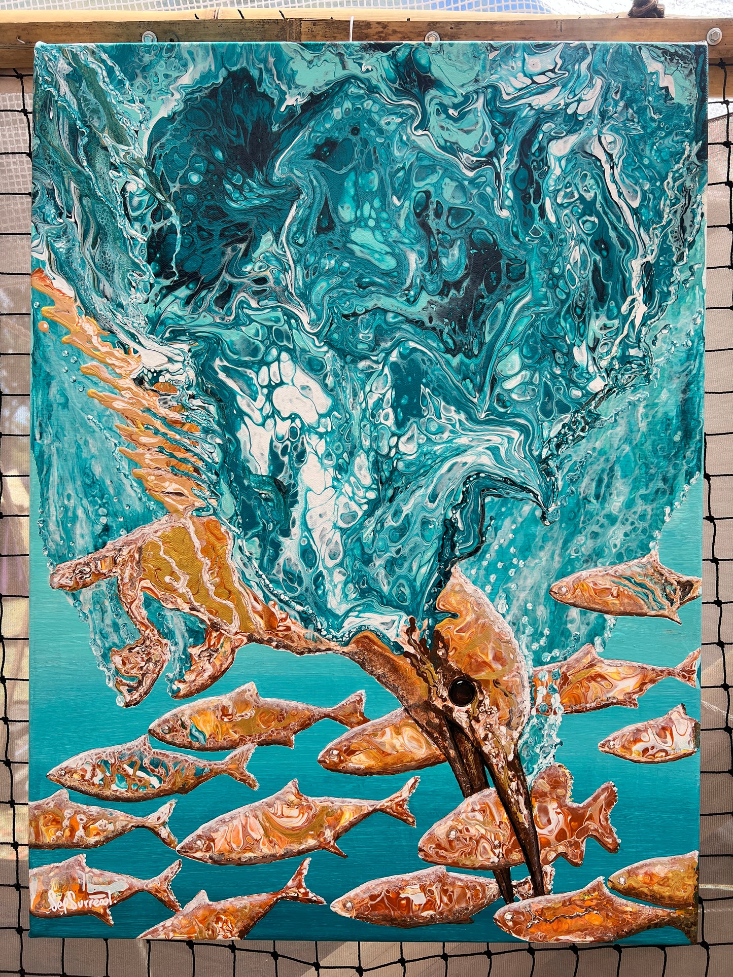 Below the Surface - Original Art Piece